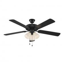 Trans Globe F-2005 BK - 3LT FAN-TURTLE KIT-BK-FROSTED